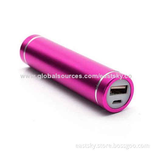 2000mAh universal aluminum charger with unique and fashionable design and various colorsNew